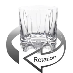 Whiskygläser^German Crystal Whiskyglas German Roulette Stuttgart 225 ml