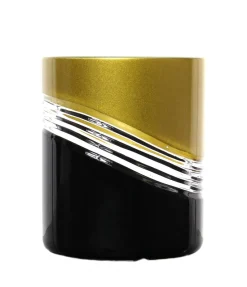 Whiskygläser|Farbige Gläser^Cristalica Kingdom Whiskyglas Gold and Black 280 ml