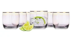 Whiskygläser|Saft- & Wassergläser^Cristalica Whiskyglas Golden Pearl 260ml