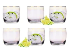 Whiskygläser|Saft- & Wassergläser^Cristalica Whiskyglas Golden Pearl 260ml