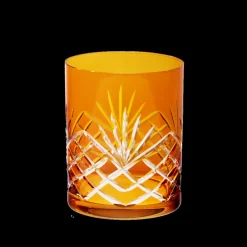 Whiskygläser|Farbige Gläser^Cristalica Whiskyglas Handgeschliffen Laura 300ml