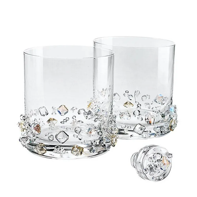 Männer|Whiskygläser^Cristalica Kingdom Whiskyglas mit Stopfen Icy Fresh 3tlg.