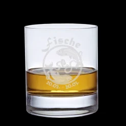 Sternzeichen|Geburtstag^Cristalica Whiskyglas (320ml) mit Sternzeichen, Lasergravur