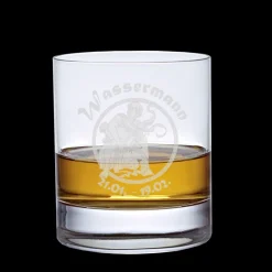 Sternzeichen|Geburtstag^Cristalica Whiskyglas (320ml) mit Sternzeichen, Lasergravur