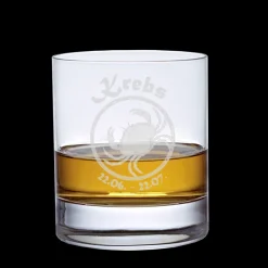 Sternzeichen|Geburtstag^Cristalica Whiskyglas (320ml) mit Sternzeichen, Lasergravur