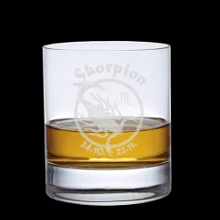 Sternzeichen|Geburtstag^Cristalica Whiskyglas (320ml) mit Sternzeichen, Lasergravur