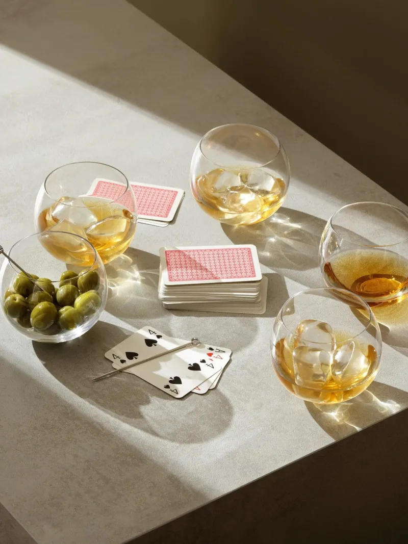 Schalen & Schüsseln|Dessertschalen^Cristalica Whiskyglas Rocker 350ml 4er Set