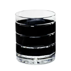 Jubiläum|Geburtstag^Cristalica Kingdom Whiskyglas Whiskybecher Trinkbecher Handgeschliffen Blau Kristall Glas 280 ml