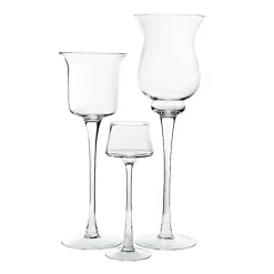 Geburtstag|Hochzeit^Cristalica Kingdom Windlicht Irys Famous 54cm Kerzenhalter Leuchter Deko Gefäß Klarglas Geschenk