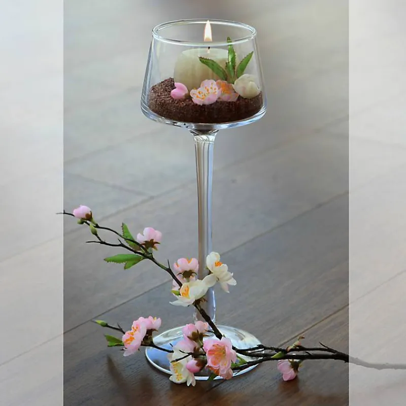 Geburtstag|Frauen^Cristalica Kingdom Windlicht Milan Famous 30cm Kerzenhalter Leuchter Deko Gefäß Klarglas Geschenk