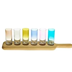 Likör & Wodkagläser^Art Glass Wodka Set Kreck (40 cm)