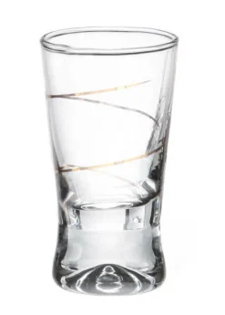 Likör & Wodkagläser|Gläserset^Cristalica Kingdom Wodkaglas Golden Loop 6er-Set