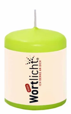 Geburtstag|Hochzeit^Cristalica Kingdom Wortlicht Mini Kerze mit Textbotschaft verschiedene Themen