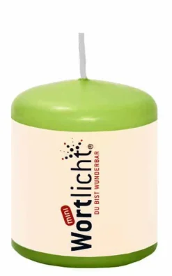 Geburtstag|Hochzeit^Cristalica Kingdom Wortlicht Mini Kerze mit Textbotschaft verschiedene Themen