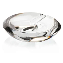 Männer|Aschenbecher^German Crystal Zigarrenascher Casablanca 15cm, Transparent, aus Bleikristall